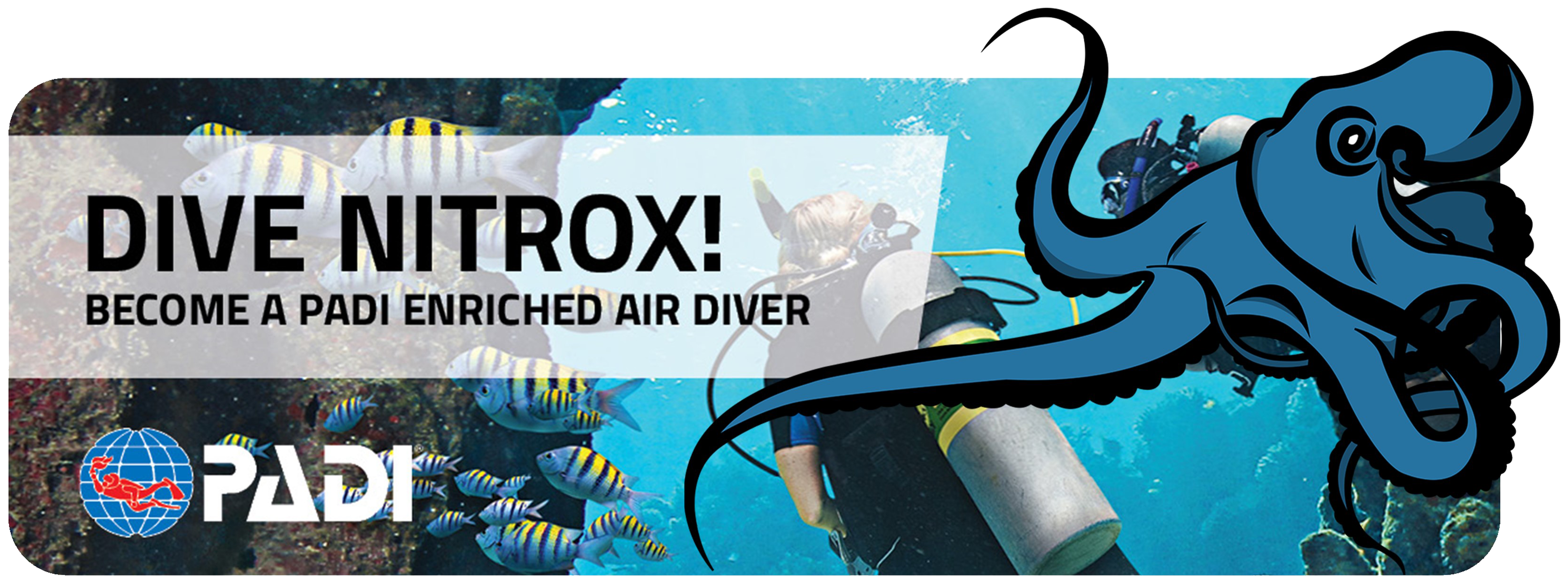 Divers using enriched air