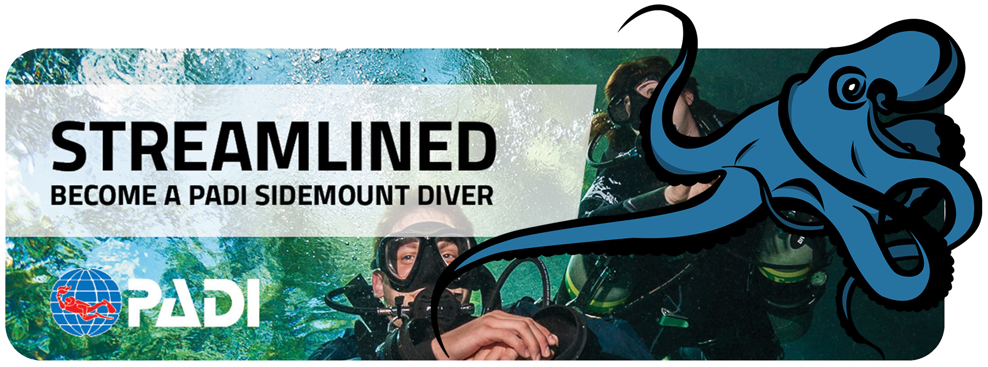 Diving sidemount configuration